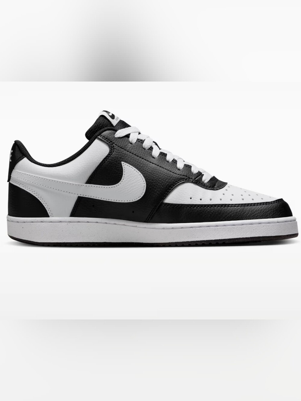 Nike FIRE! NWOB! Court Vision Low Sneakers in Bkack/White. Sz 7.5 R2S! - Picture 2 of 13